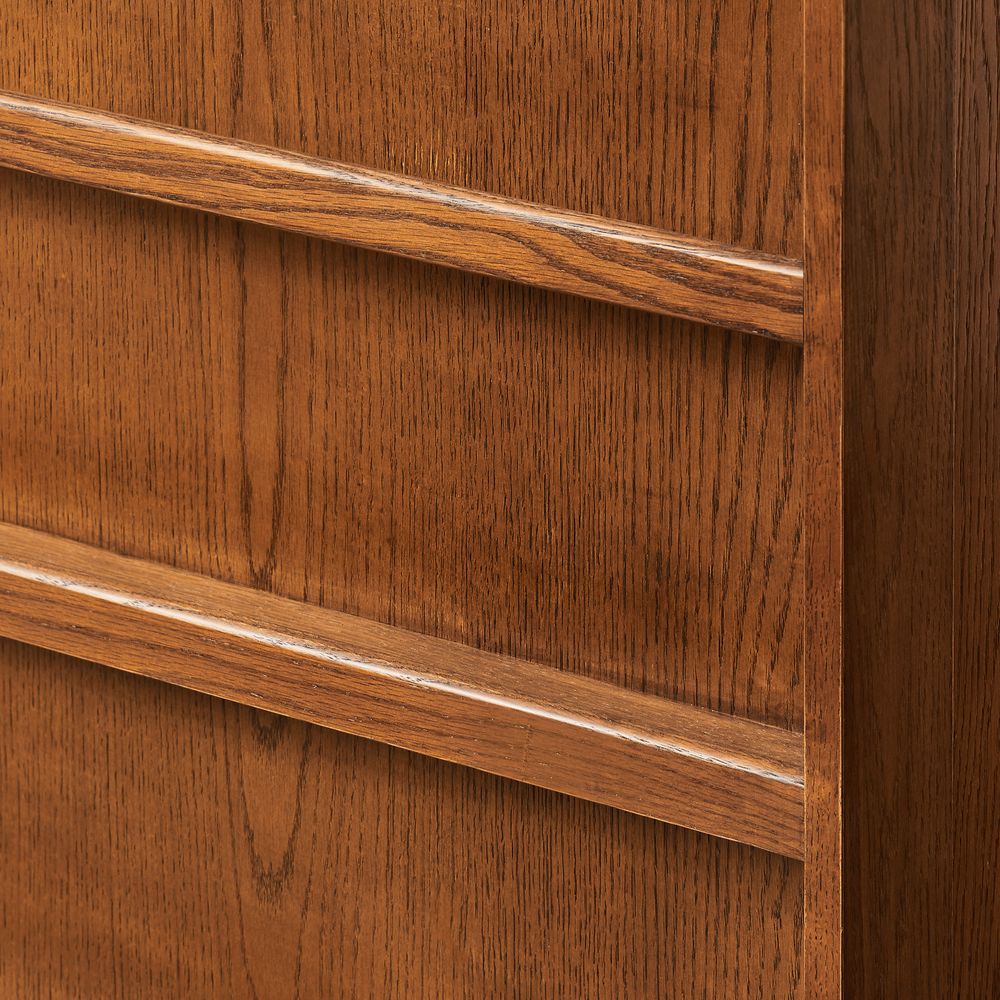 Storage Shelves on the 70 inch  kitchen Island Perfect for Organizing Kitchen Essentials