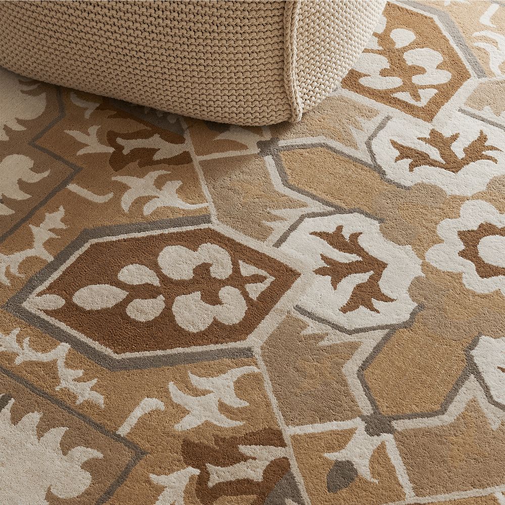 handwoven wool Persian rug