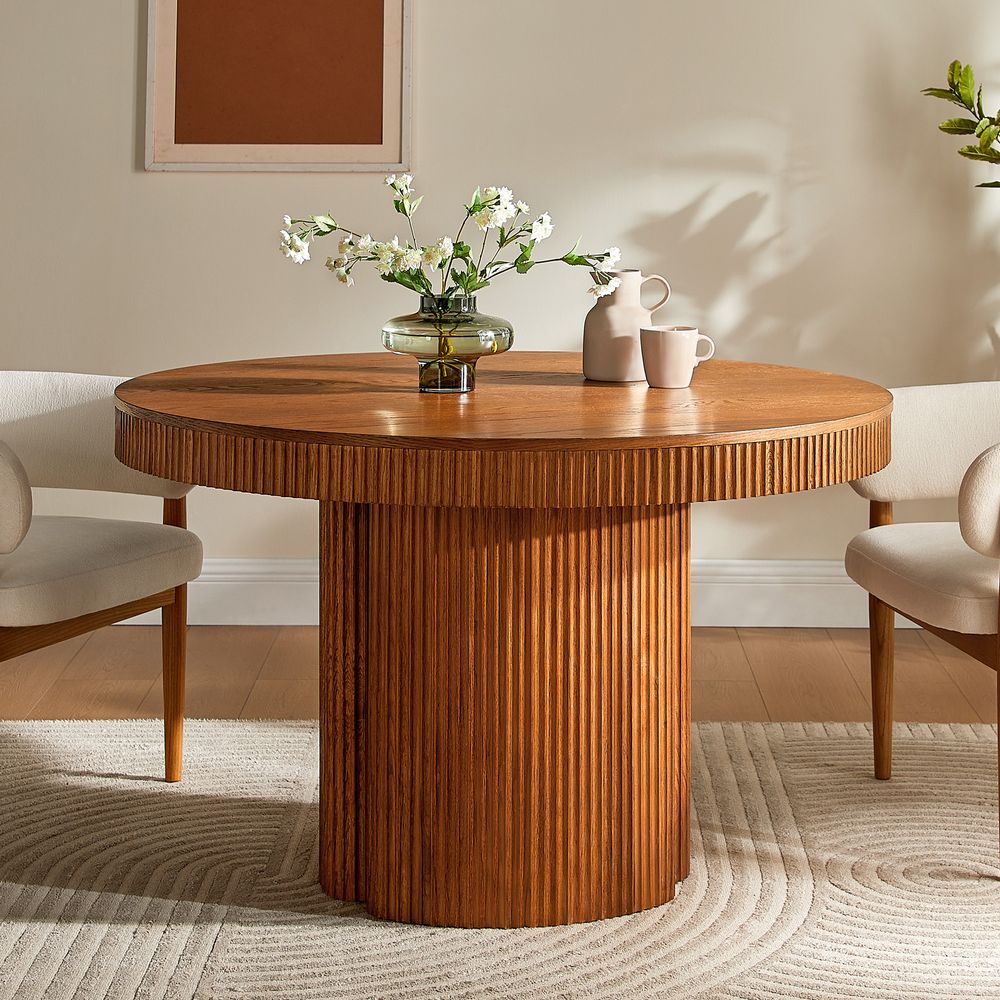 48" Oak Dining Table