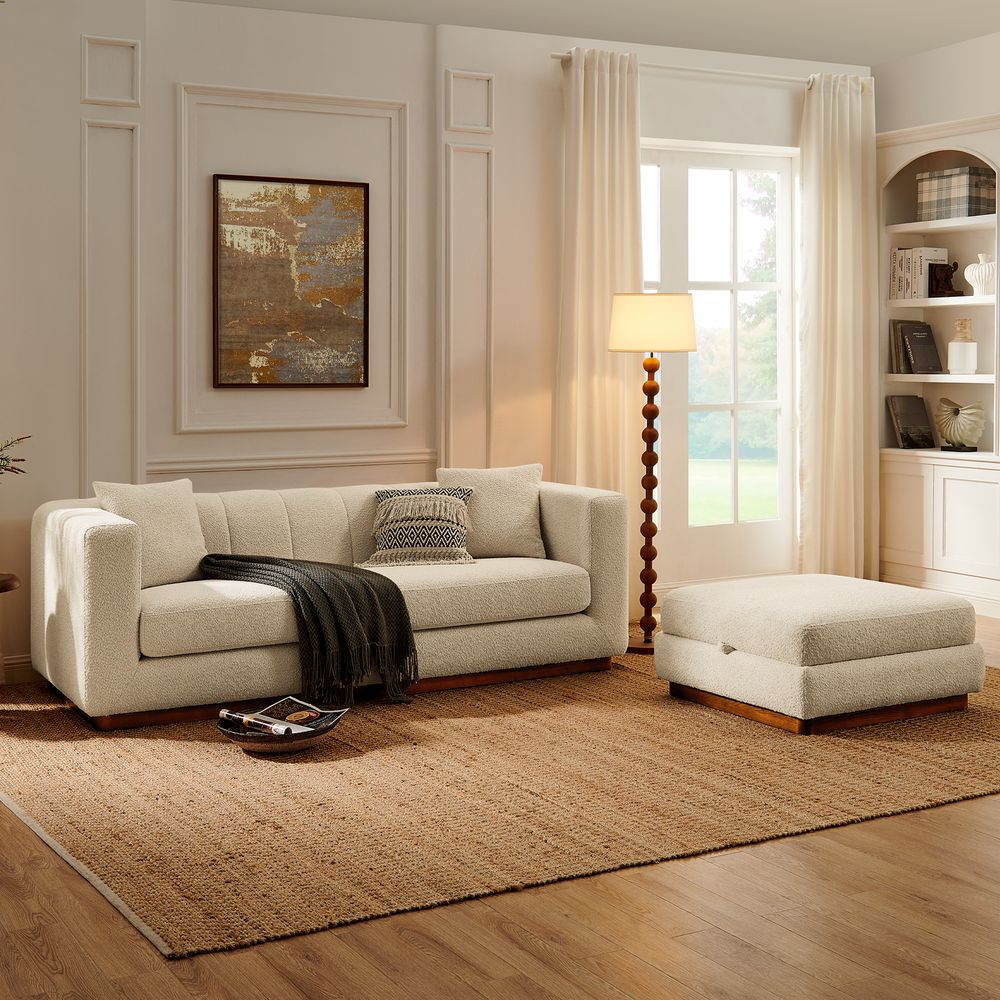 white sofa
