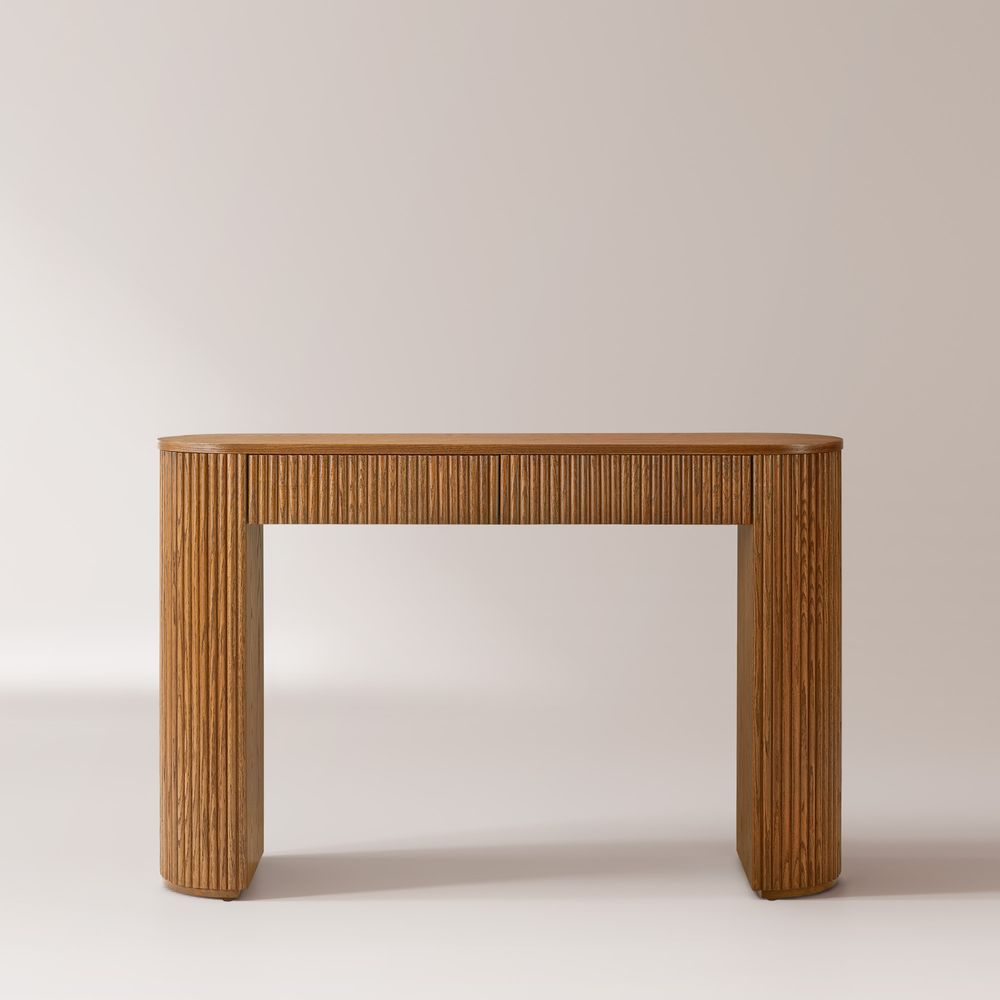 console table with drawers