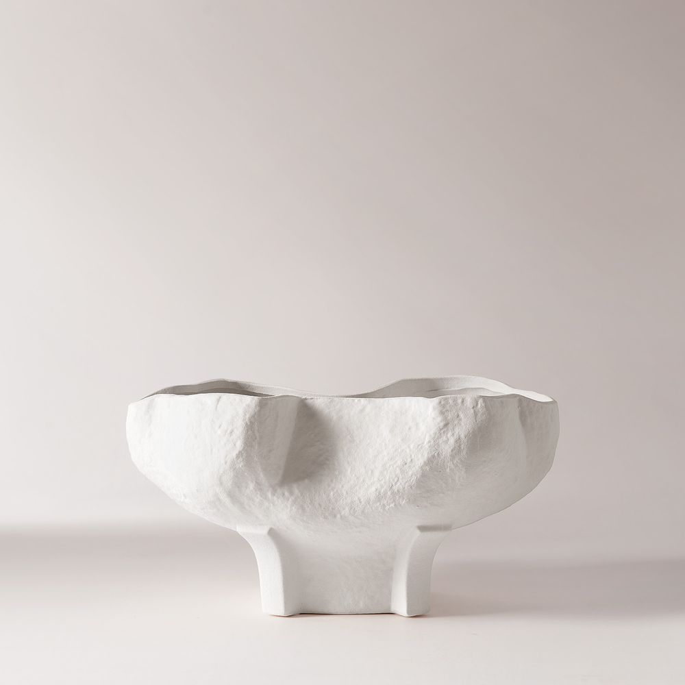 faux stone texture 7.9 inch ceramic vases