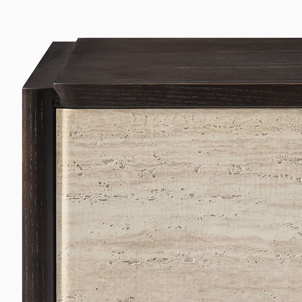TravertineTextured Finish kitchen sideboard cabinet