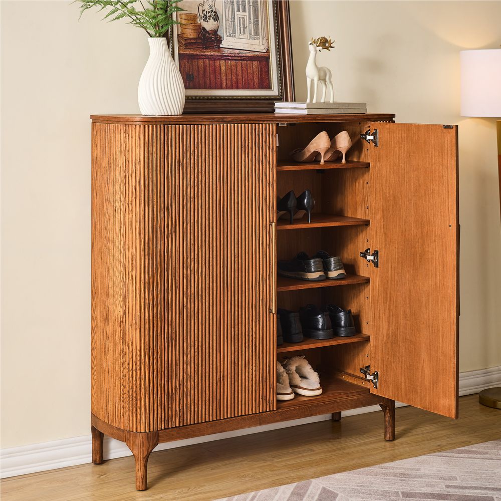 shoe cabinet storage for adjystable shelves