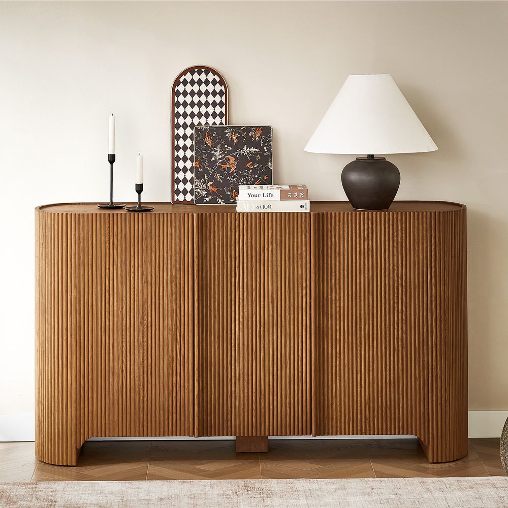 kitchen walnut sideboard cabinet