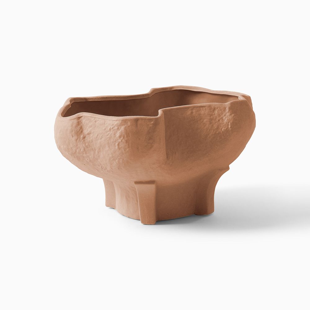 faux stone texture 7.9 inch ceramic vases