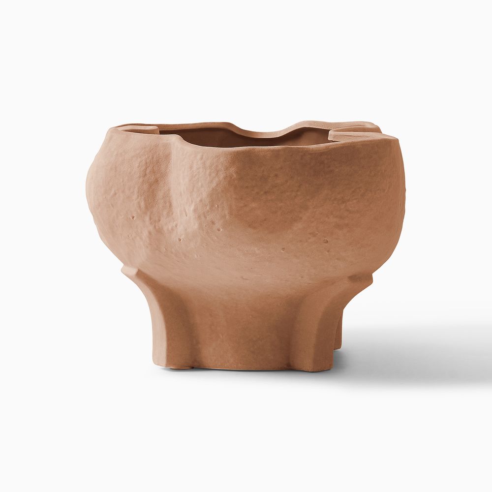 faux stone texture 7.9 inch ceramic vases