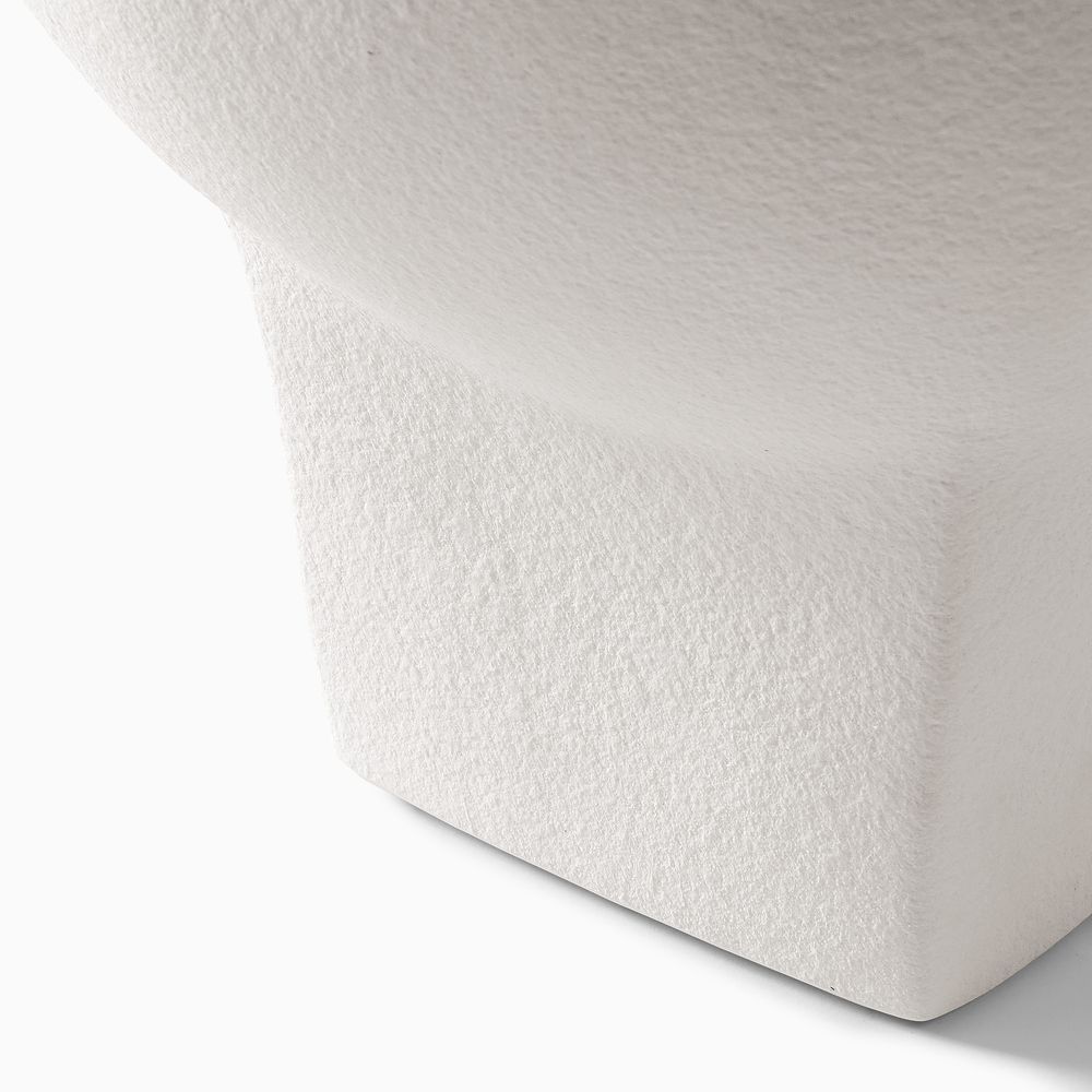 18.5 inch high ceramic vases white