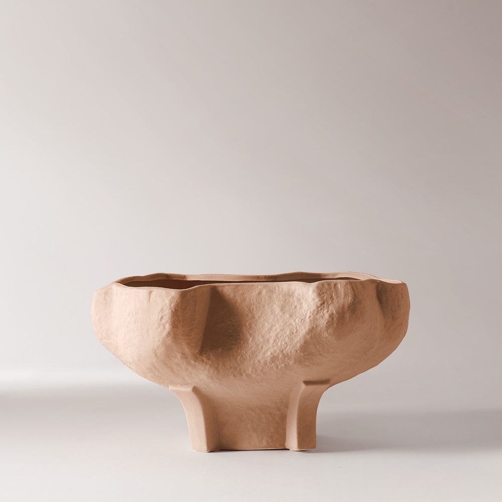 faux stone texture 7.9 inch ceramic vases