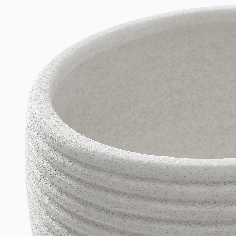 10 inch ceramic sandy surface vases