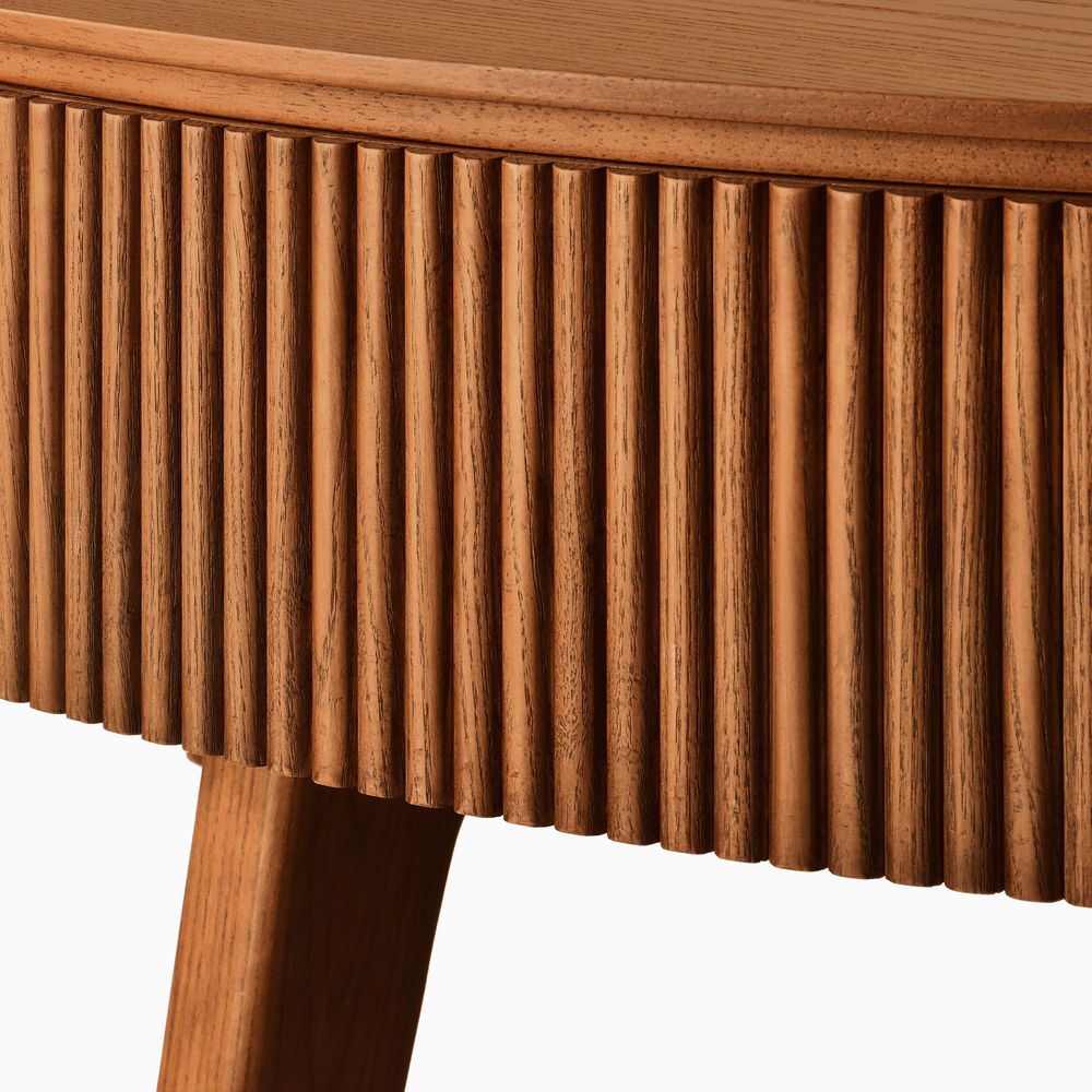 Unique wood grain grille round lift top coffee table