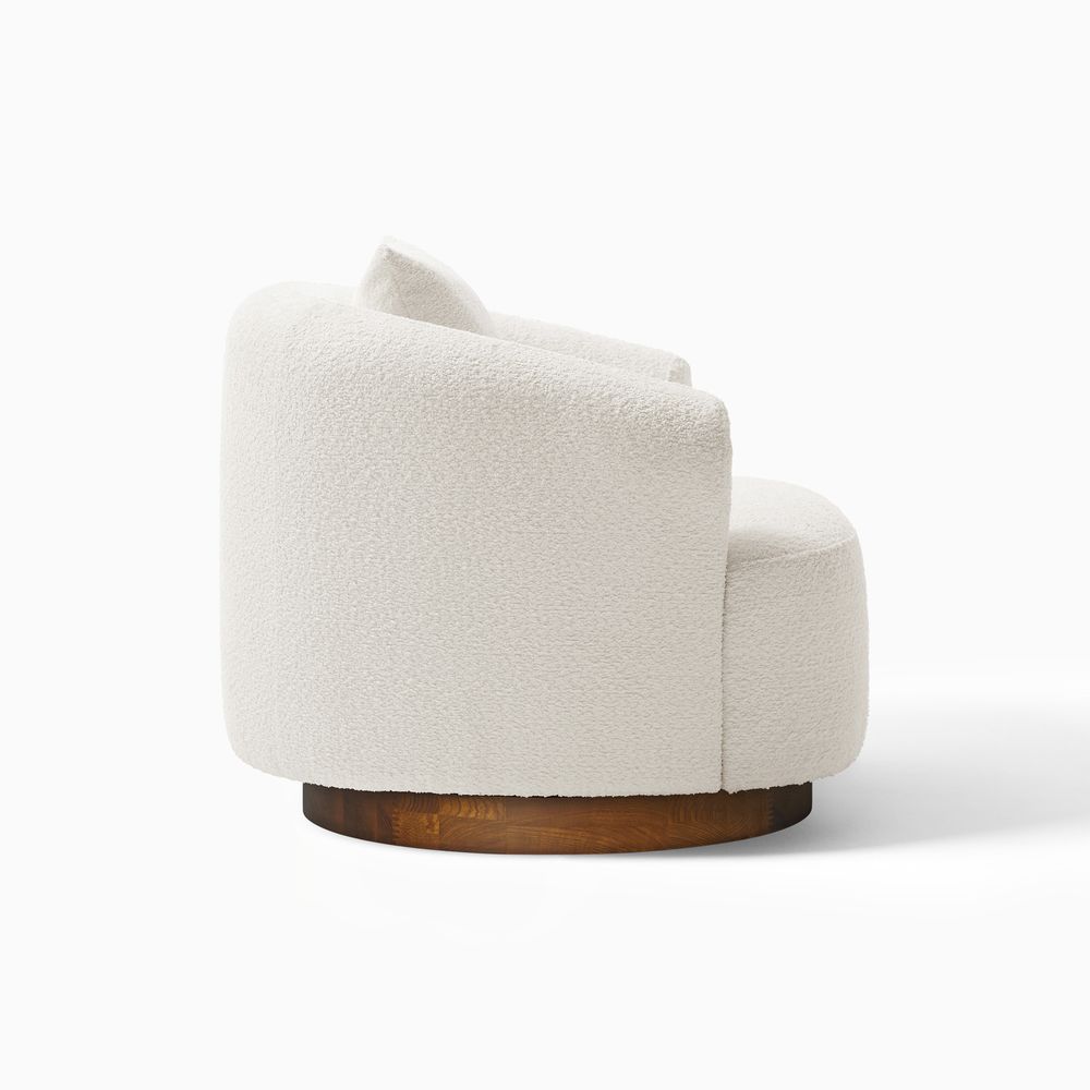 solid wood frame accent chair