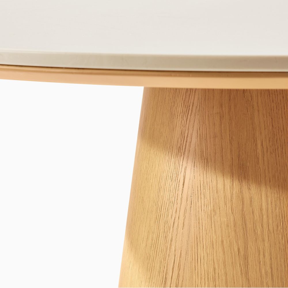 47 Inch Round Dining Table with Marble Tabletop