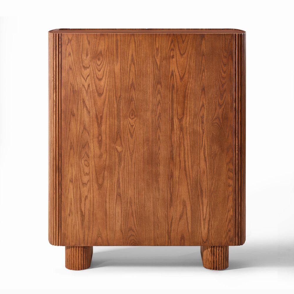 47" Brown Bar Cabinet