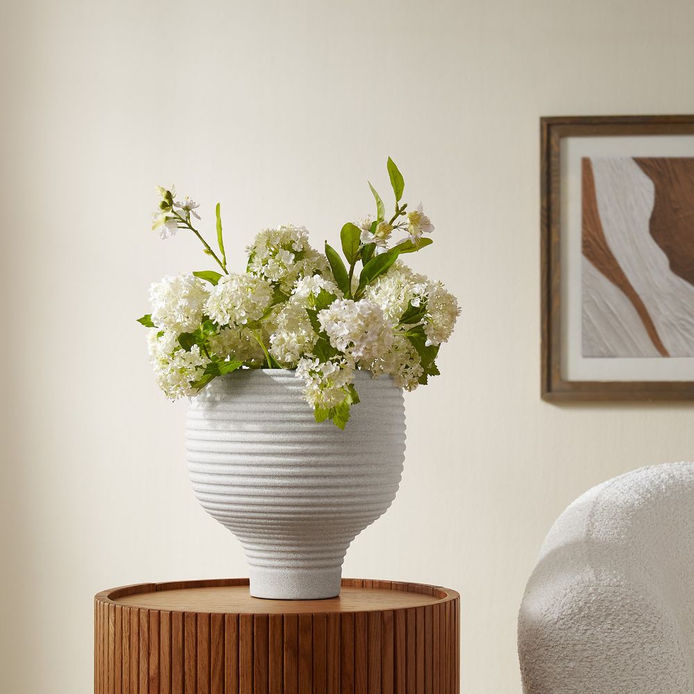 10 inch ceramic sandy surface vases