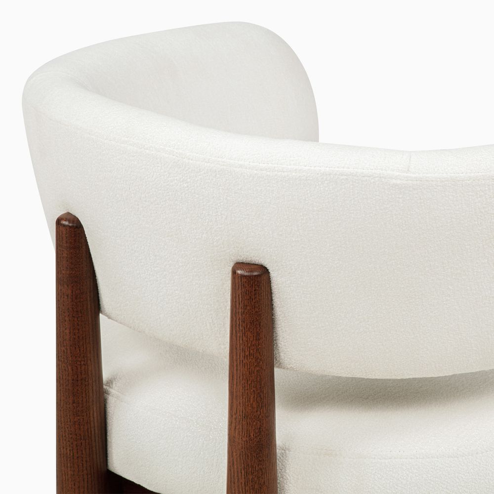 solid ash wood dining chairs set with upholstered