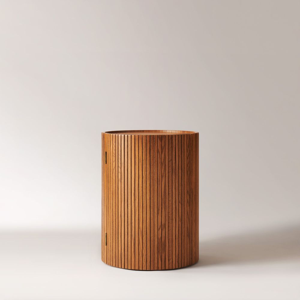 Solid Oak Side Table