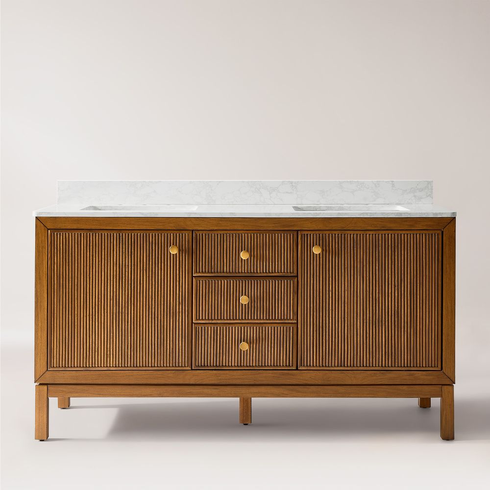 black double vanity bathroom