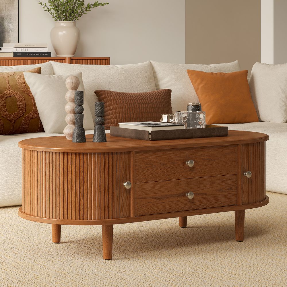 Solid Wood Coffee Table for Living Room