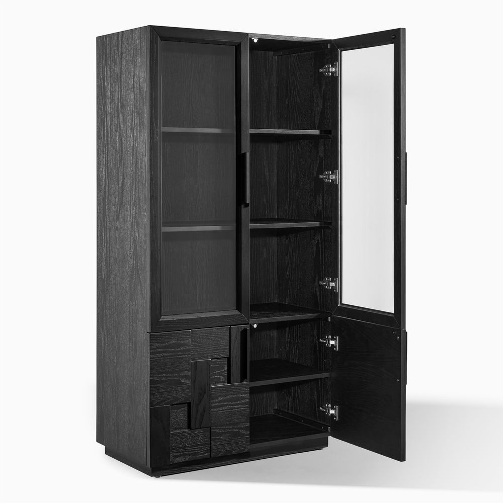 cabinet with 5 layer shelves