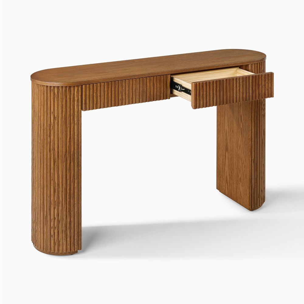 console table with drawers