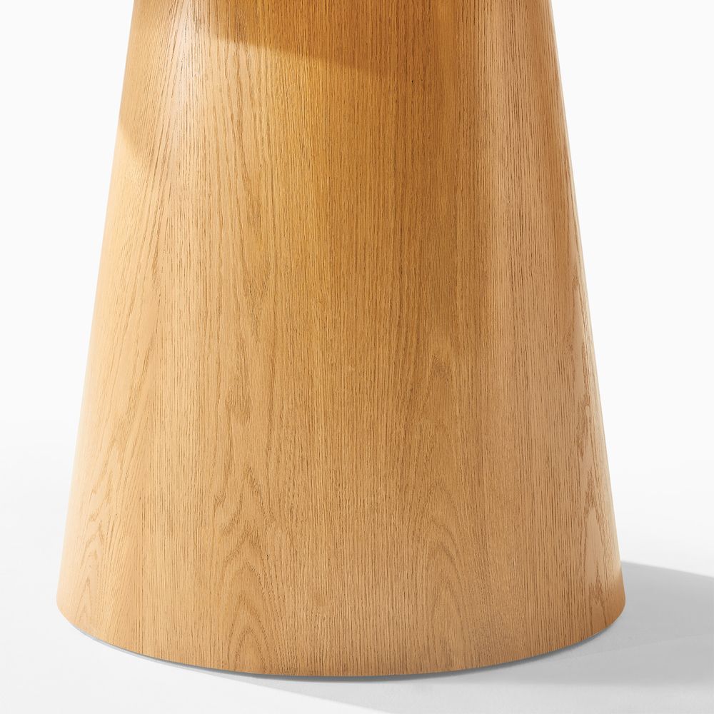 47 Inch Dining Table with Wooden Base