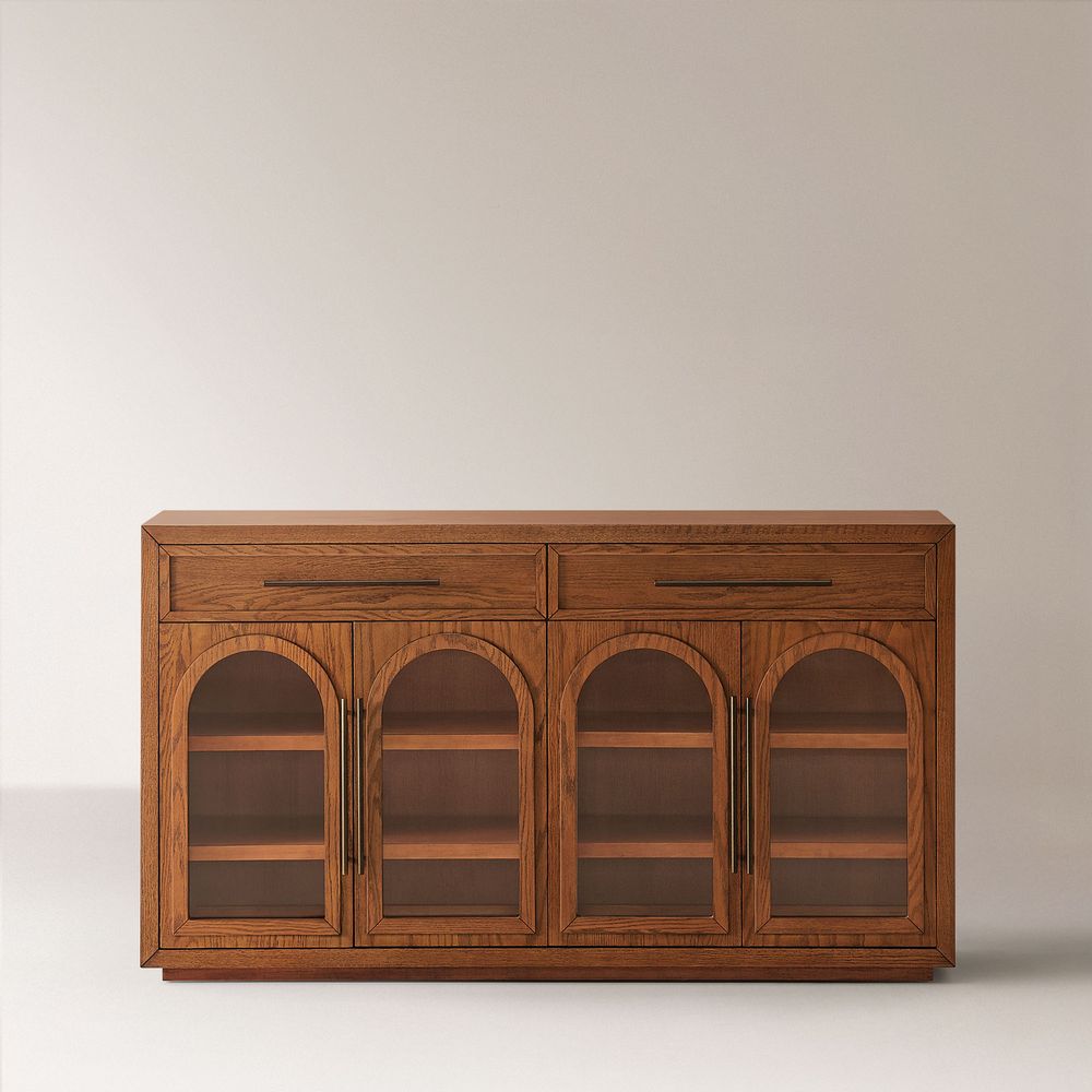 Oak Arched Sideboard
