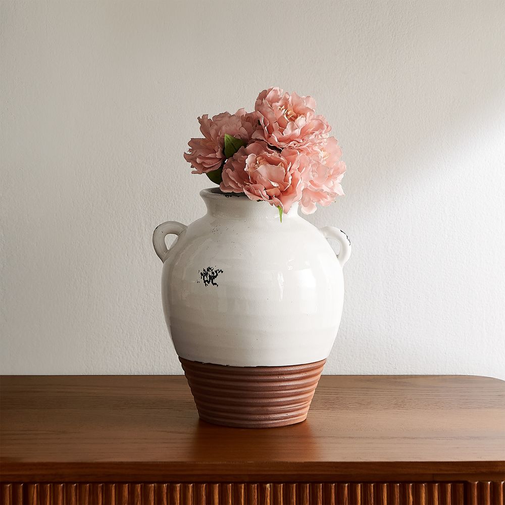 Mediterranean Ceramic handcrafted Vase