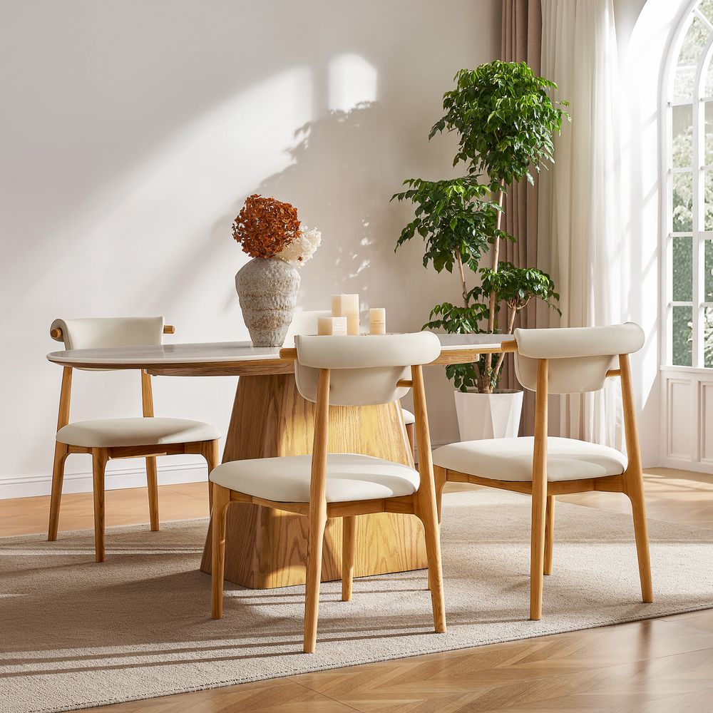 Solid Wood Dining Chairs for Dining Room