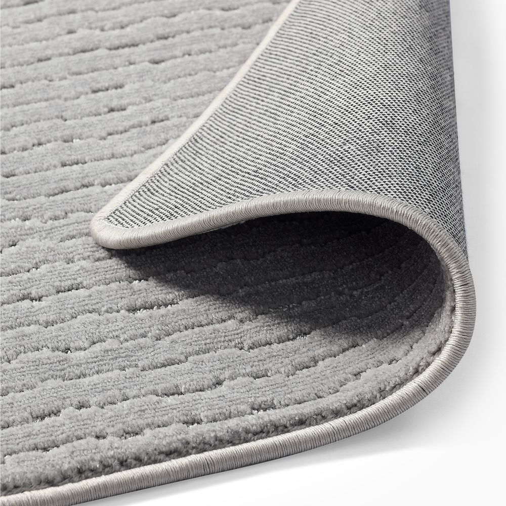 Diagonal Stripes Doormat gray