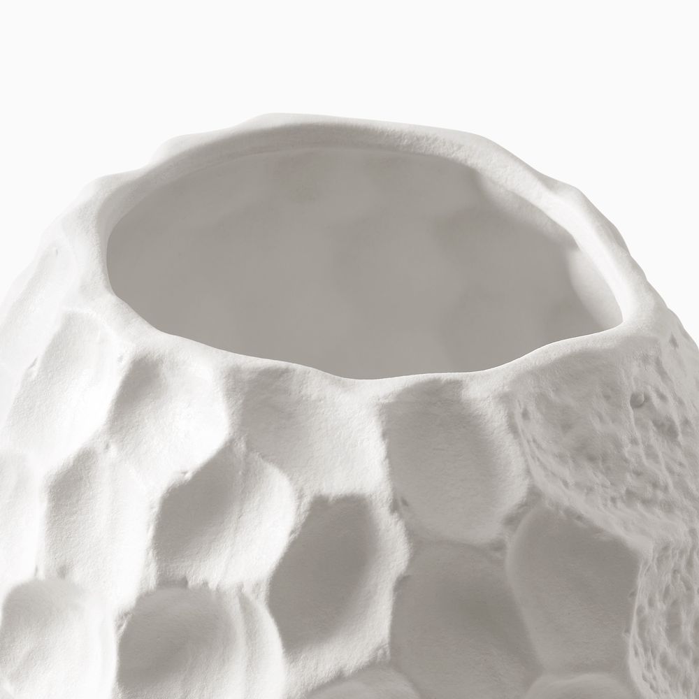 coral design ceramic vase