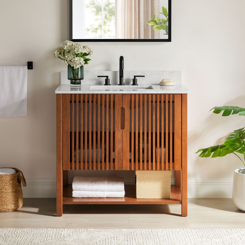 single bathroom sink vanity
