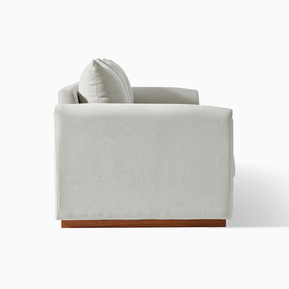 side view of modern loveseast