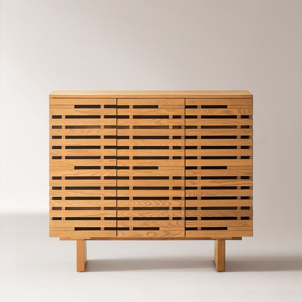 Natural Wood Shoe Storage