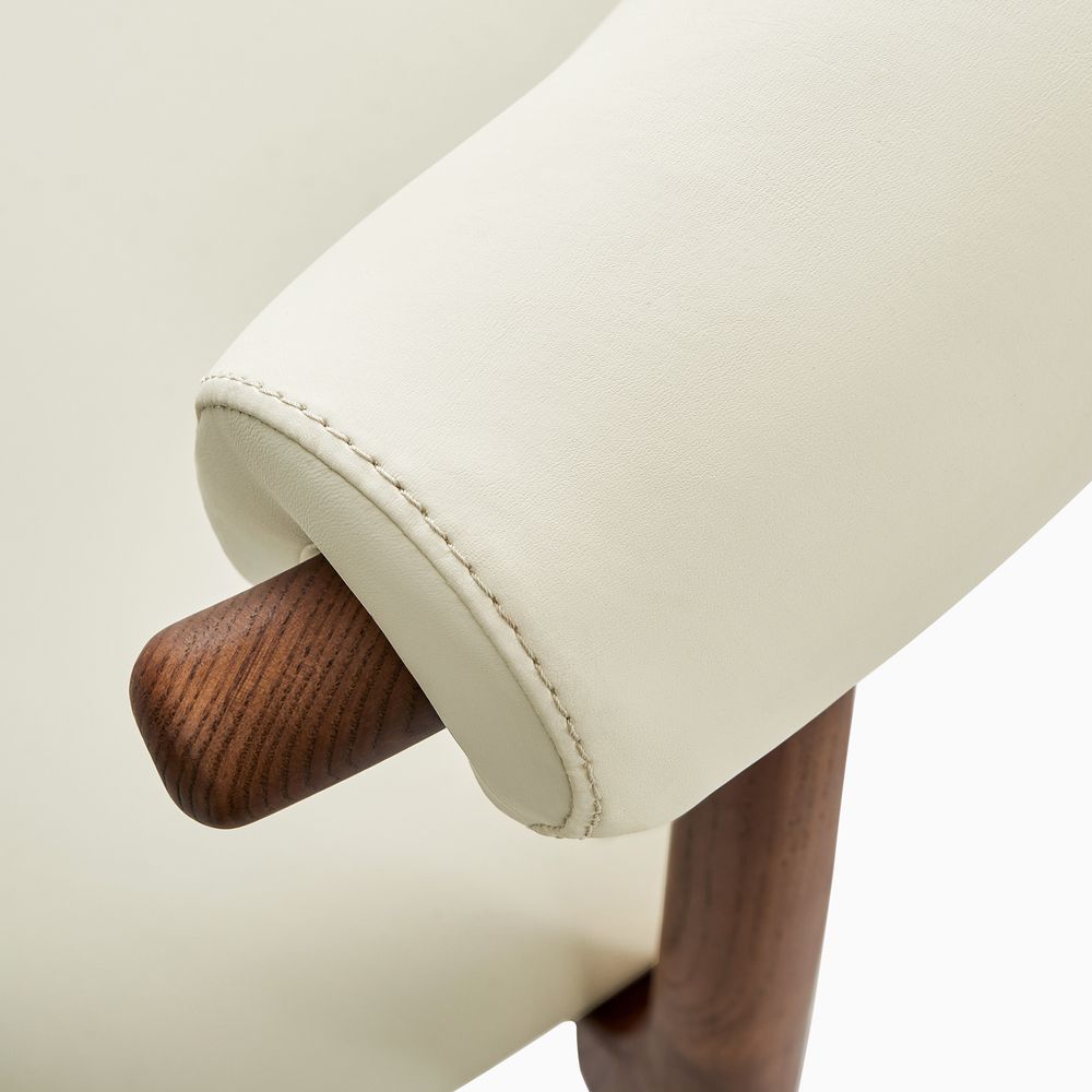 White Dining Chair Upholstered Back