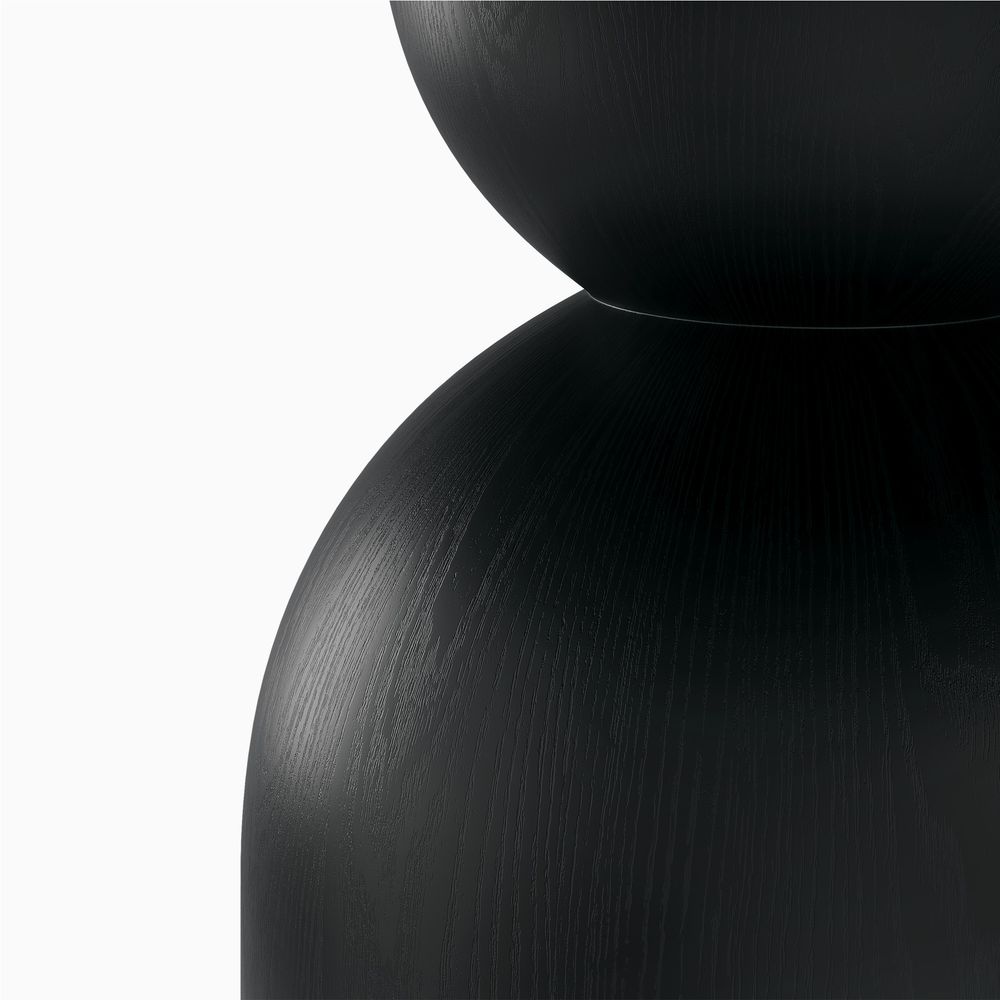 47" Round Dining Table with Black Base