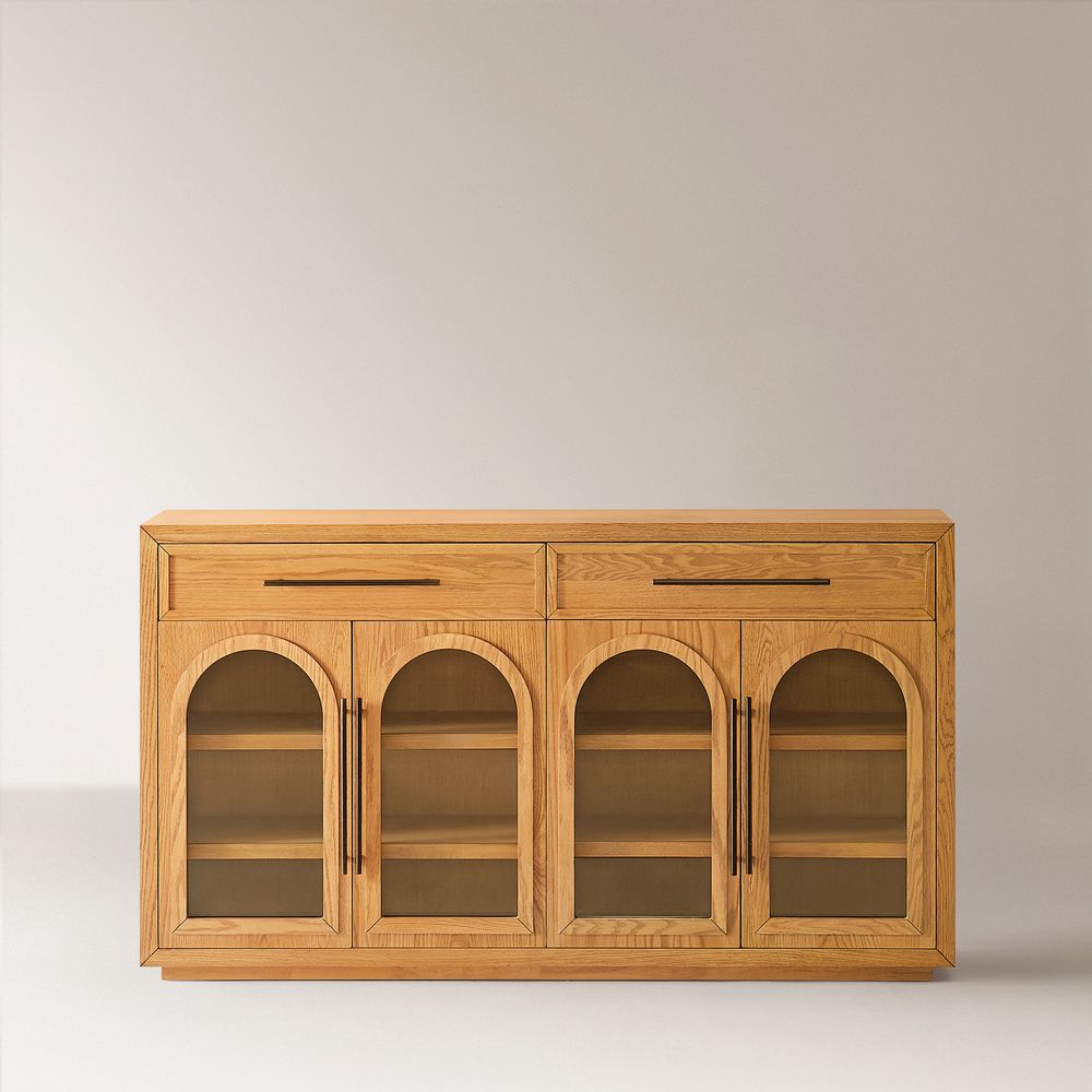 Oak Arched Sideboard
