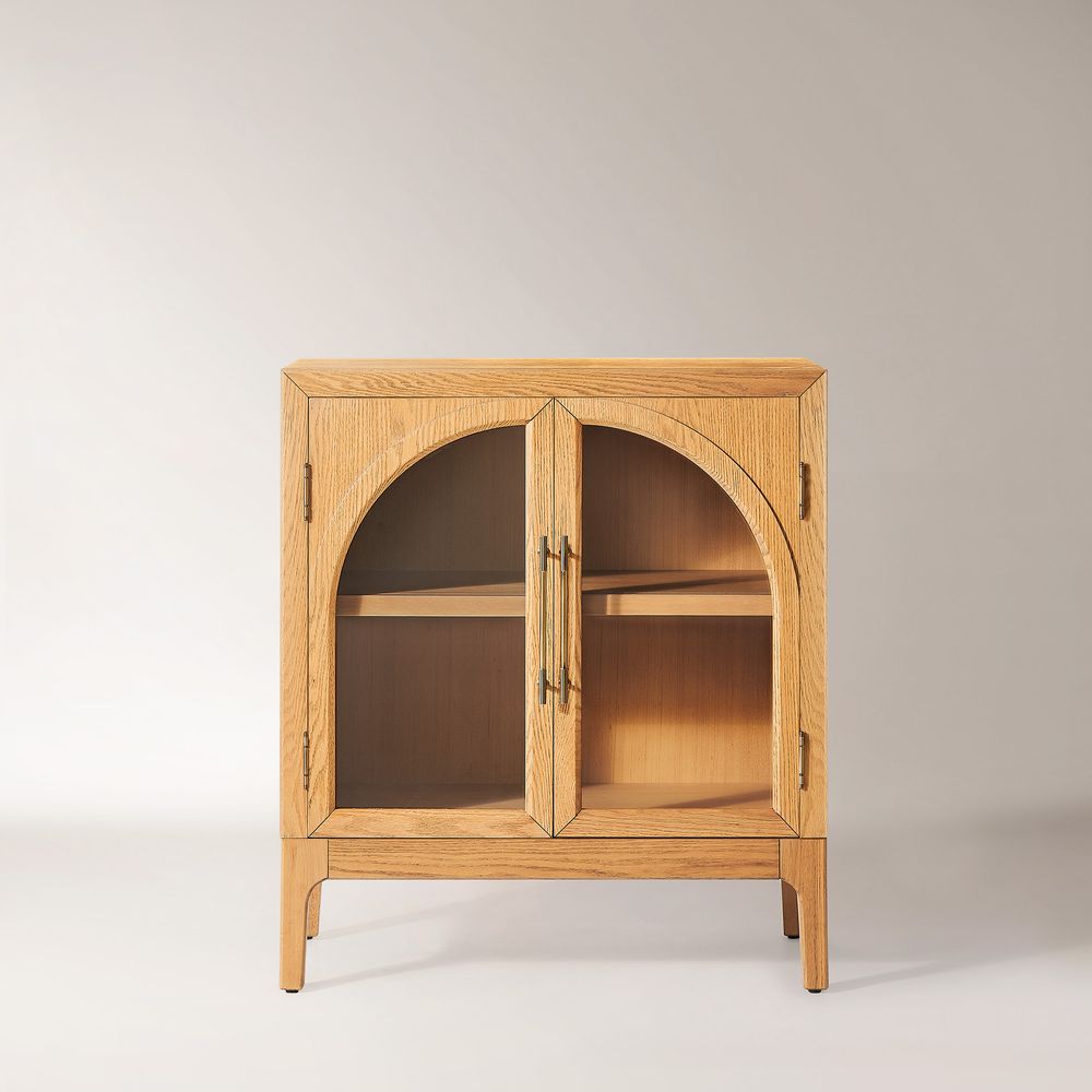 Oak Cabinet for Entryway