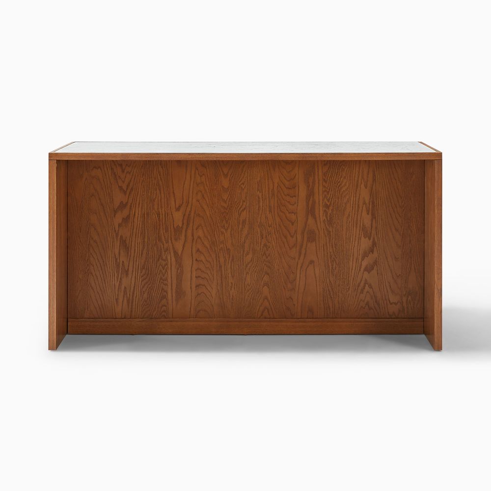 72" Kitchen Island with Engineered stone Countertop