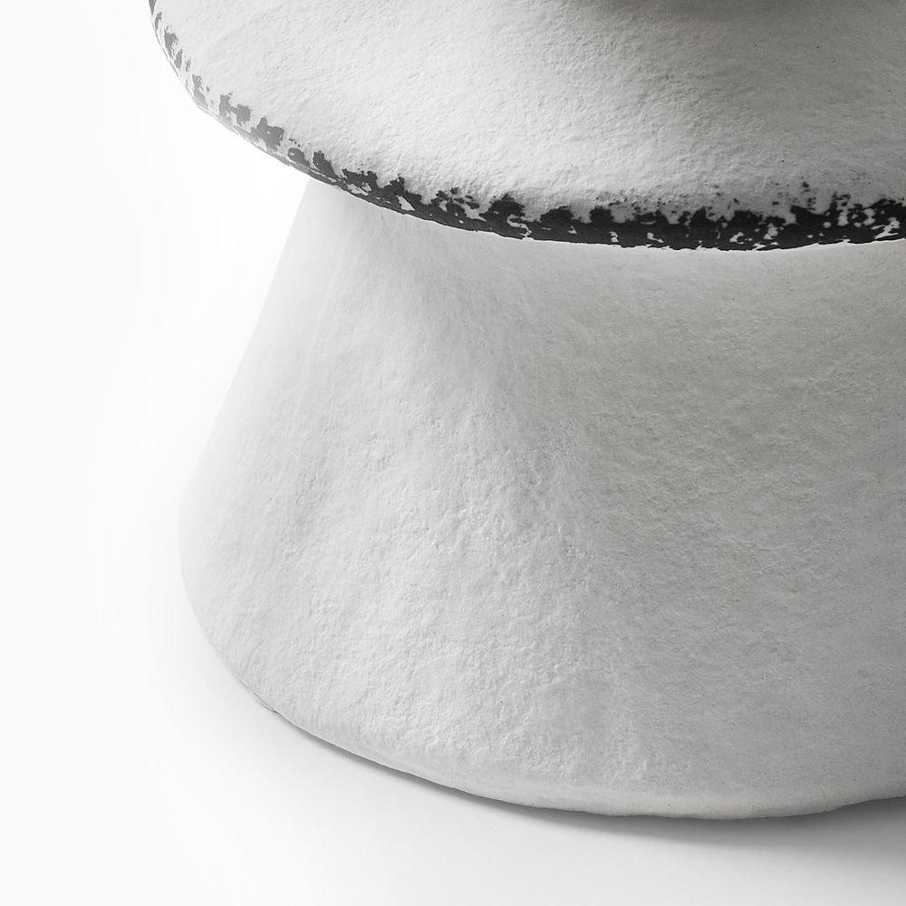 white ceramic candleholder