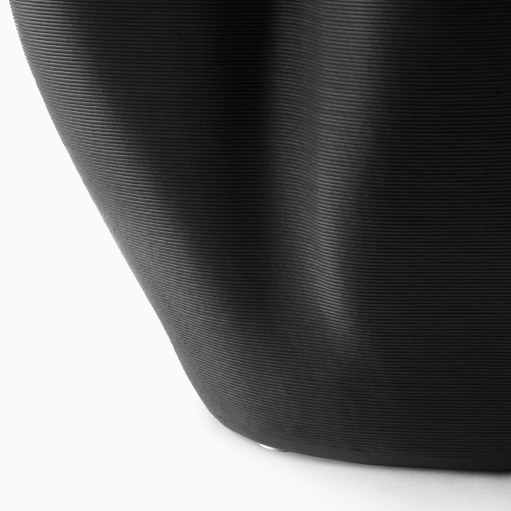 3D-printed texture ceramic vase