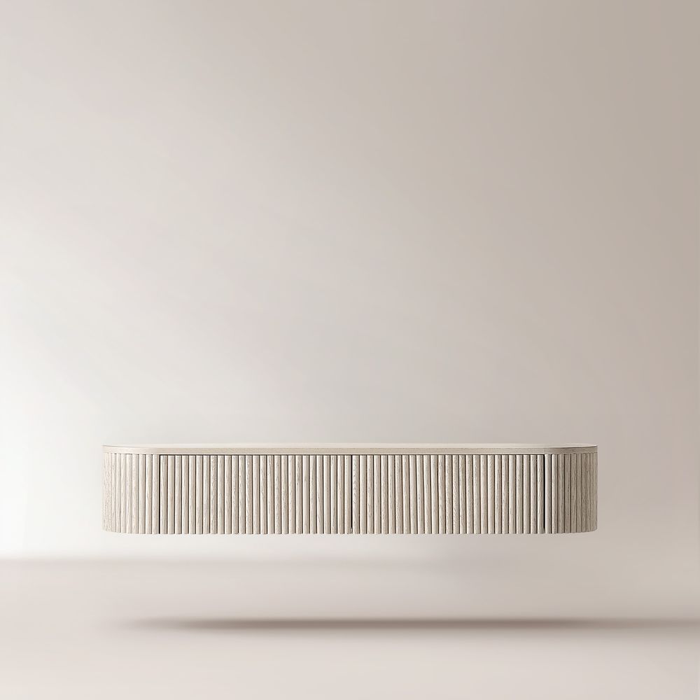 Floating Console Table with Drawers