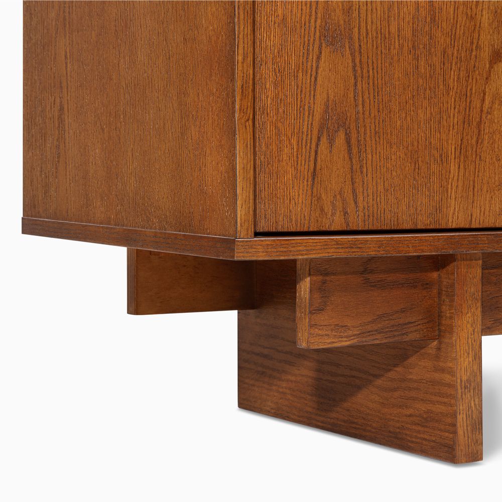 63 Inch sideboard for solid wood legs