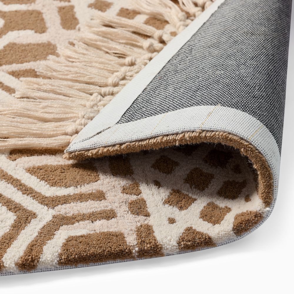 100% wool Bohemian runner rug