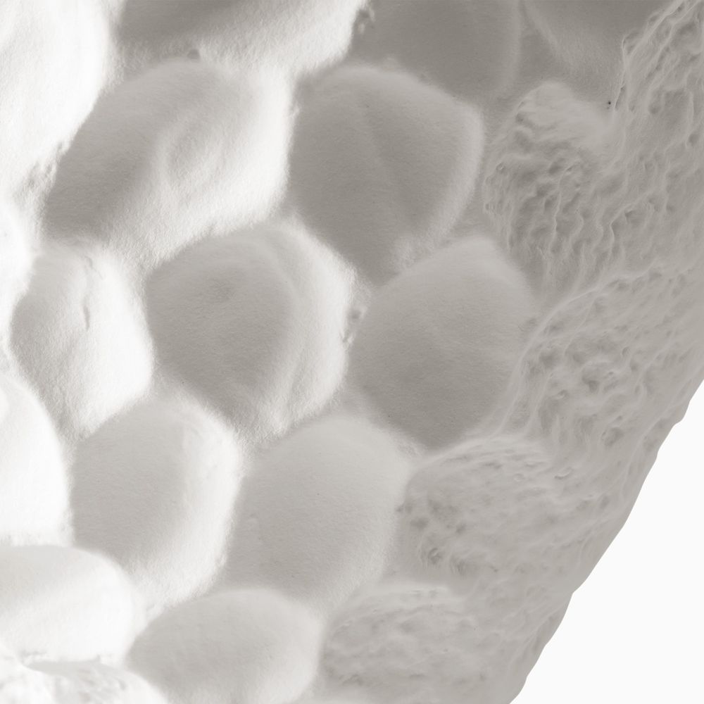 coral design ceramic vase