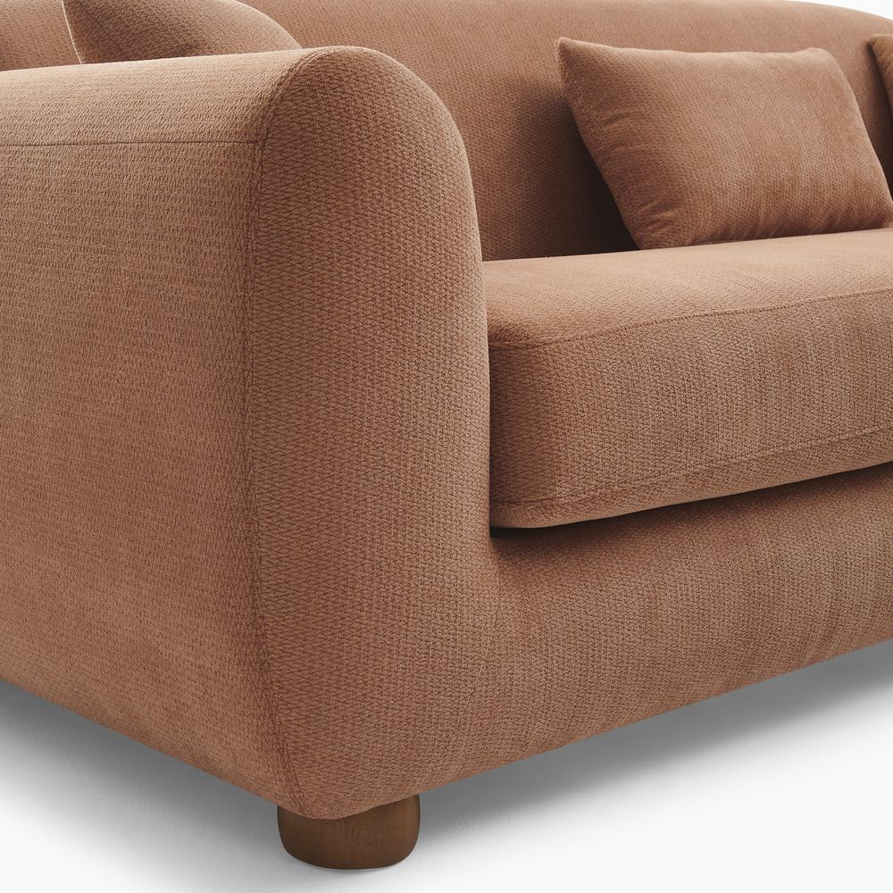 Upholstered loveseat sofa