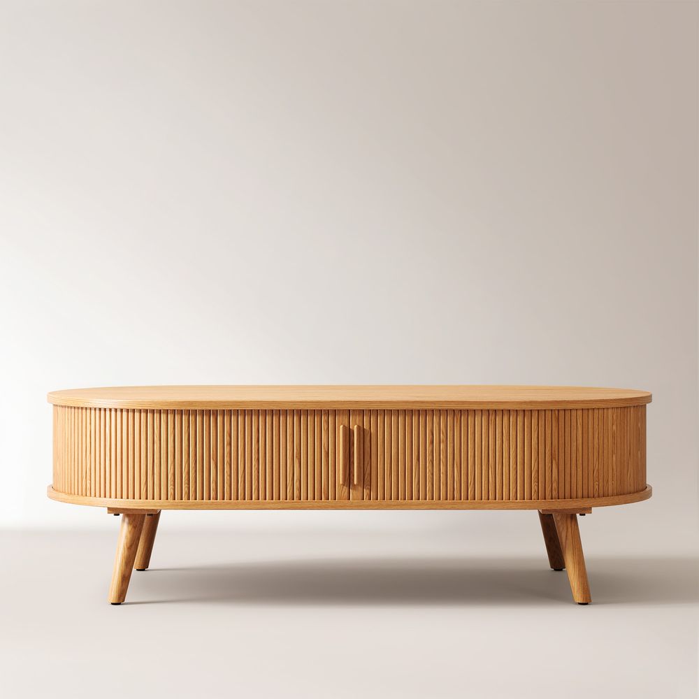 natural coffee tables with storage