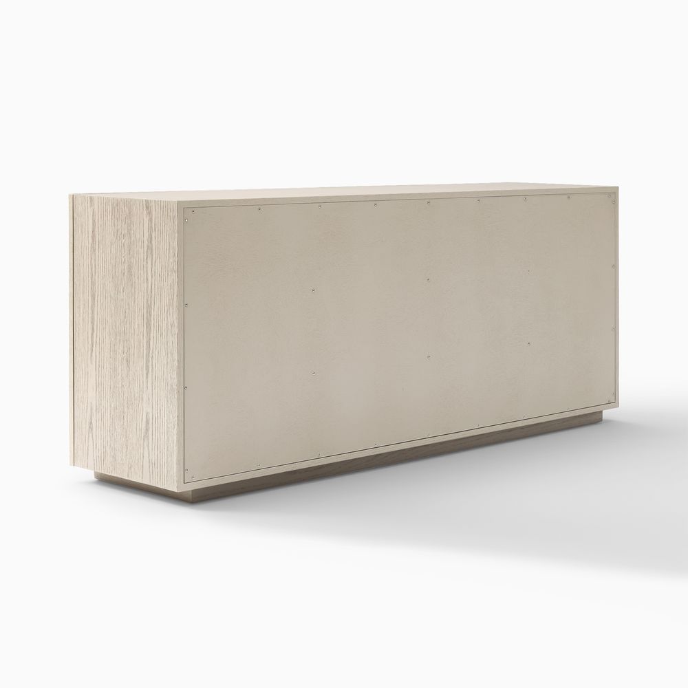 white background of buffet cabinet sideboard