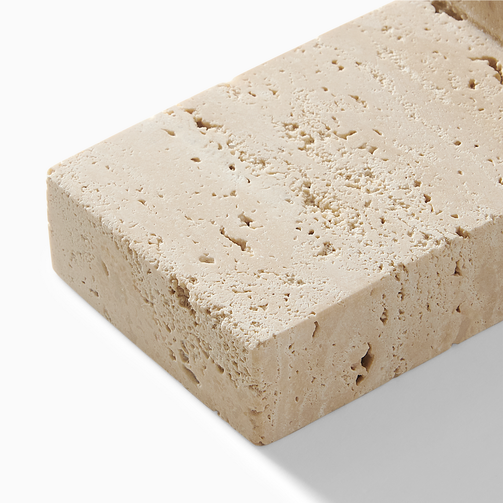 travertine candleholder sets