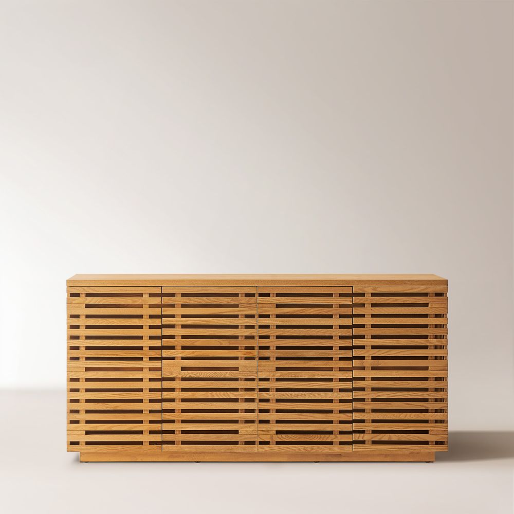 natural sideboard cabinet with drawers